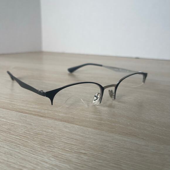 Ray-Ban RB6422 2997 Eyeglasses Black Silver Frames 51-19-140 READ - Picture 1 of 8